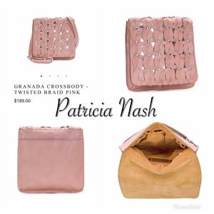 NWT Patricia Nash Pink & Silver GRANADA CROSSBODY
